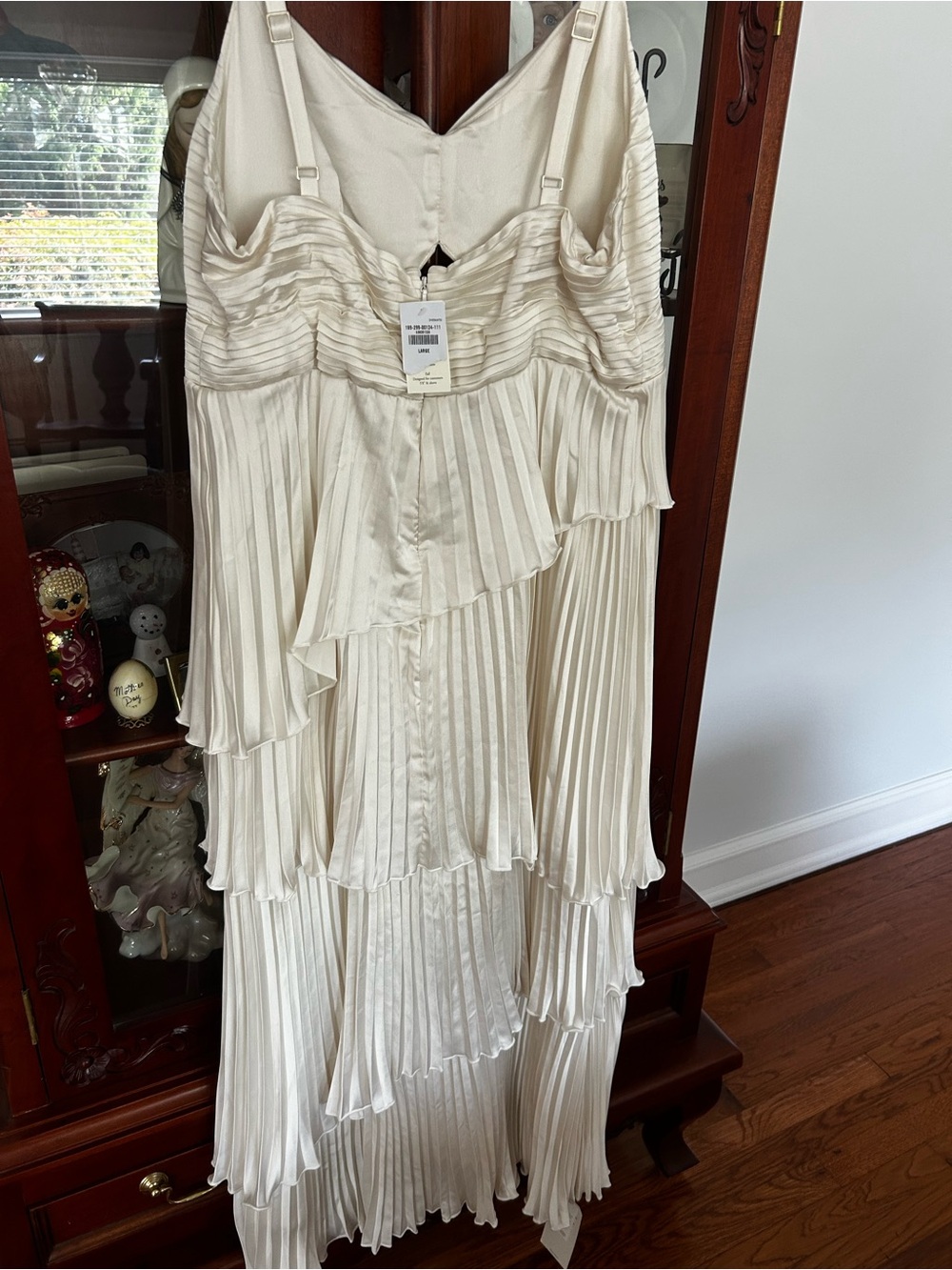 Abercrombie & Fitch New!!! Giselle Pleated Tiered Maxi large - Picture 5 of 9